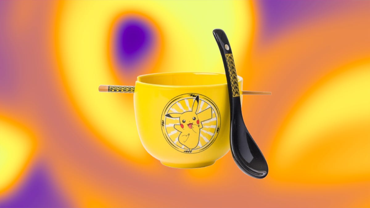 Dê a um fã de Pokémon algo que ele não tem com esta tigela de ramen Pikachu por apenas US $ 10